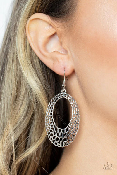 The WHOLE Nine Yards Silver Earrings