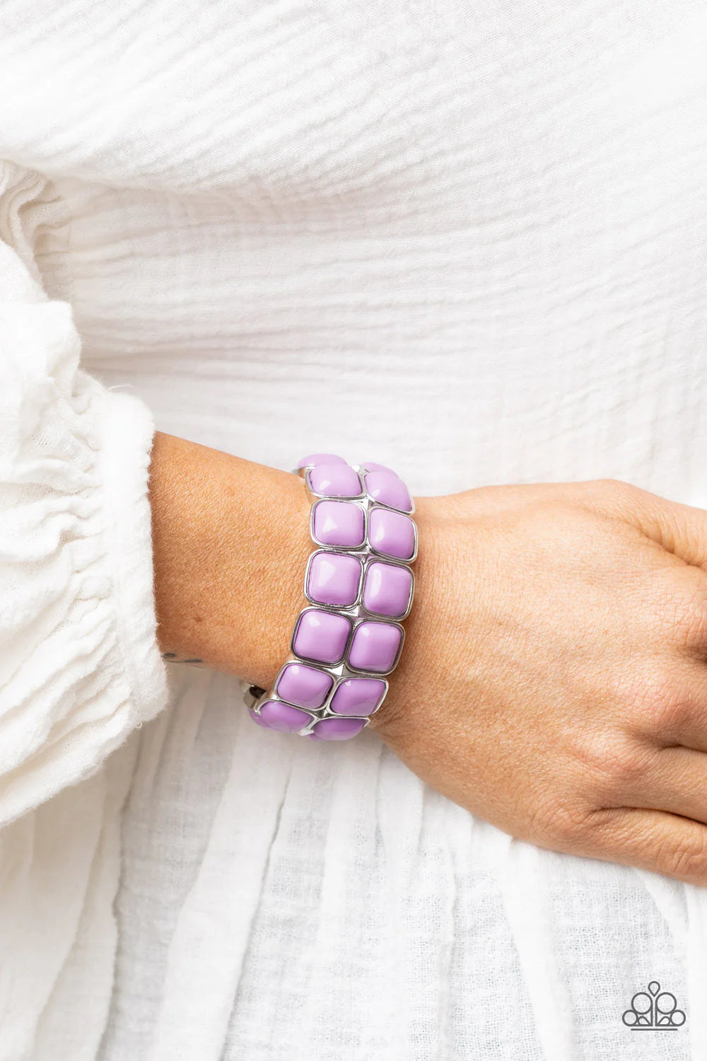 Double The Diva-ttitude Purple Bracelet