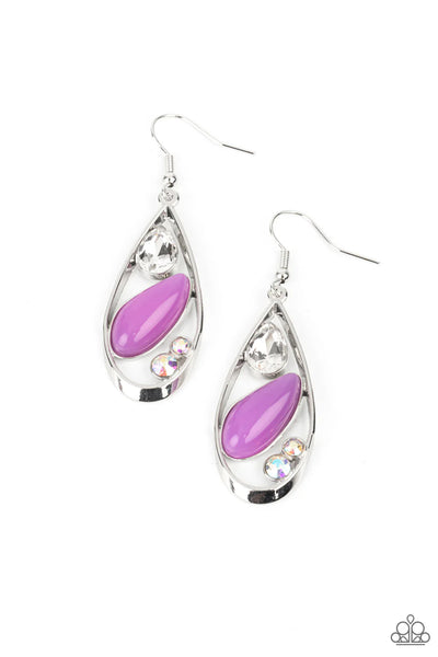 Harmonious Harbors Purple Earring