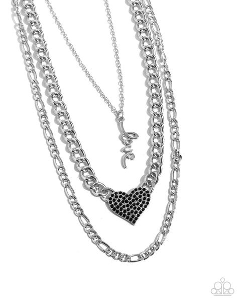 Luxurious Love - Black Necklace