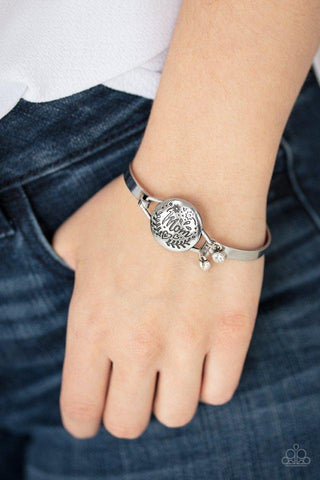 The Mom Life Silver Bracelet