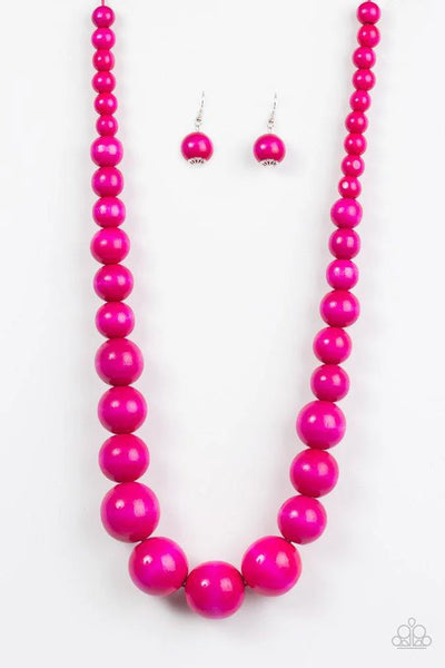 Effortlessly Everglades Pink Necklace