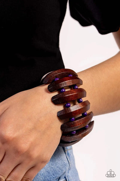 Bora Bora Bauble Purple Bracelet