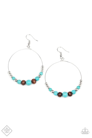 Serenely Southwestern - Blue Earrings