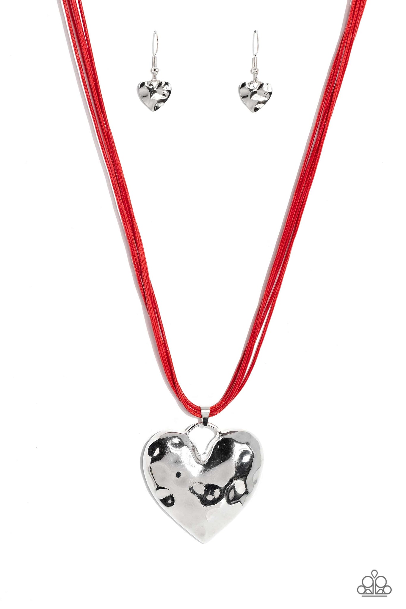 Confident Courtship - Red Necklace