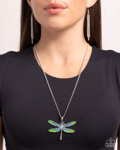 DRAGONFLY to the Sky - Blue Necklace