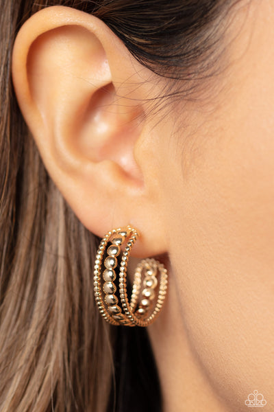 Dotted Darling - Gold Earring