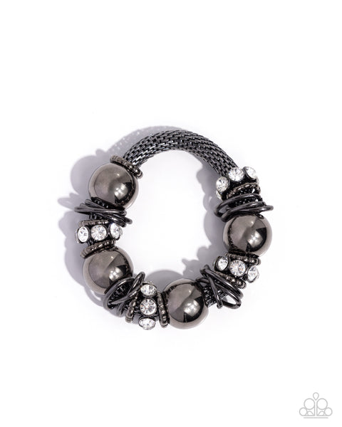 Coiled Confidence - Black Bracelet