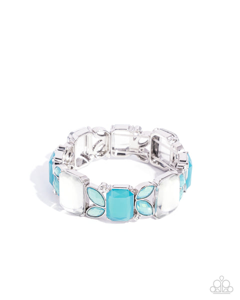 Lavish Laurels - Blue Bracelet