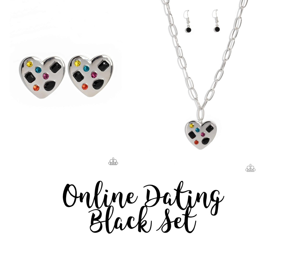 Online Dating Black Set