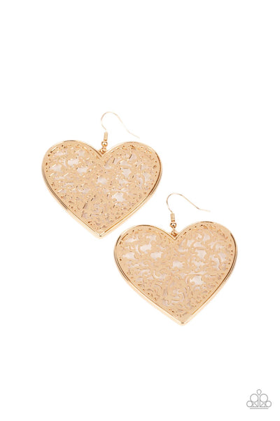 Fairest In The Land Gold Earrings