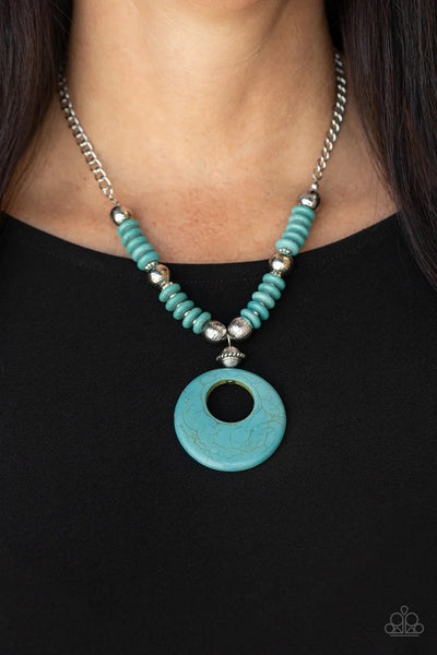 Oasis Goddess Blue Necklace