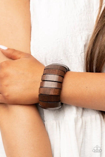 Boardwalk Bonanza Brown Bracelet