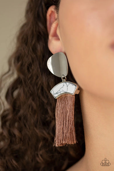 Insta Inca Brown Earrings