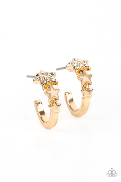 Starfish Showpiece - Gold Earrings