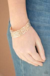 Stunningly Stacked Rose Gold Bracelet