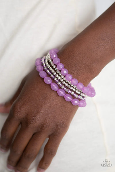 Sugary Sweet Purple Bracelets