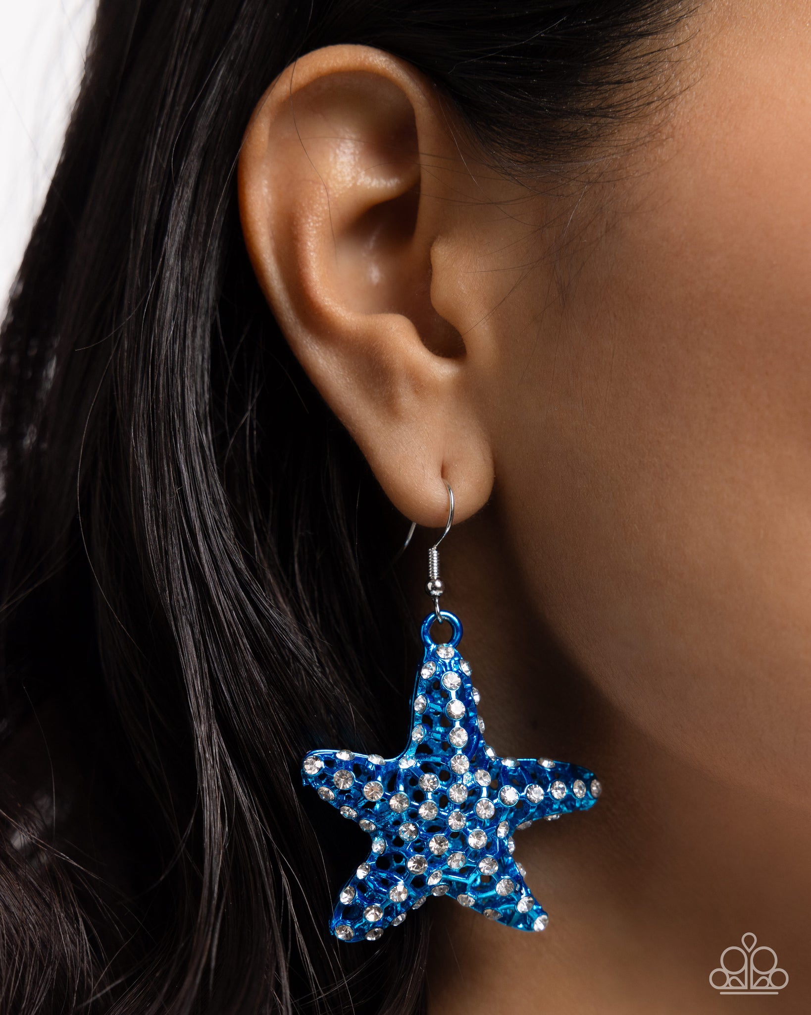 Skilled Starfish - Blue Earrings