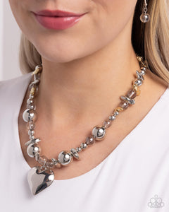 Glistening Gossip - Silver Necklace