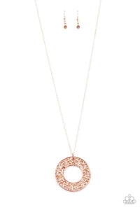 Bad Heir Day Copper Necklace