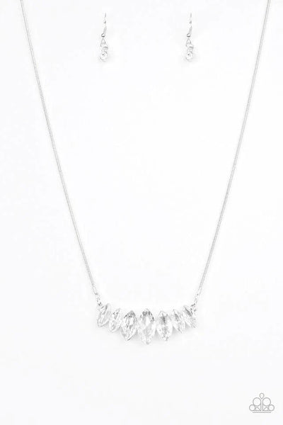 Leading Lady White Necklace