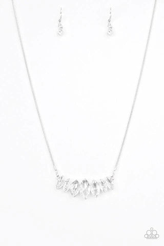 Leading Lady White Necklace