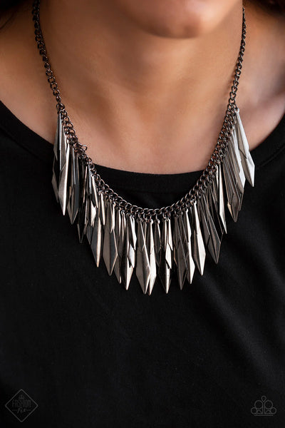 Thrill Seeker Black Necklace