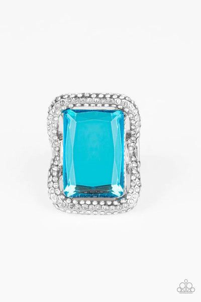 Deluxe Decadence Blue Ring