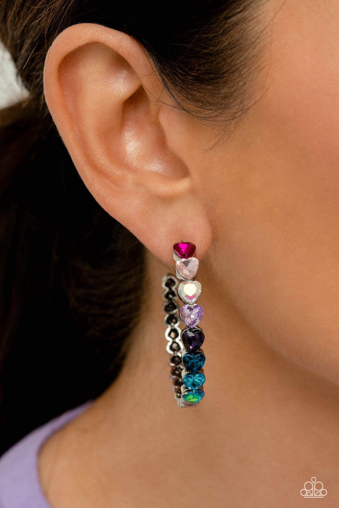 Hypnotic Heart Attack - Multi Earrings