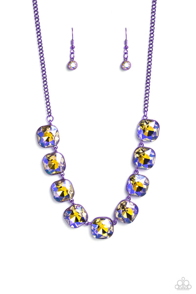 Combustible Command - Purple Necklace