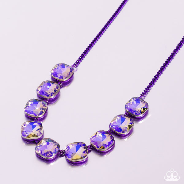 Combustible Command - Purple Necklace