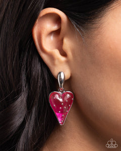 Glossy Goodwill - Pink Earrings