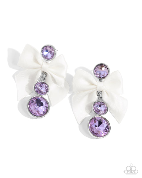 Genteel Glam - Purple Earring