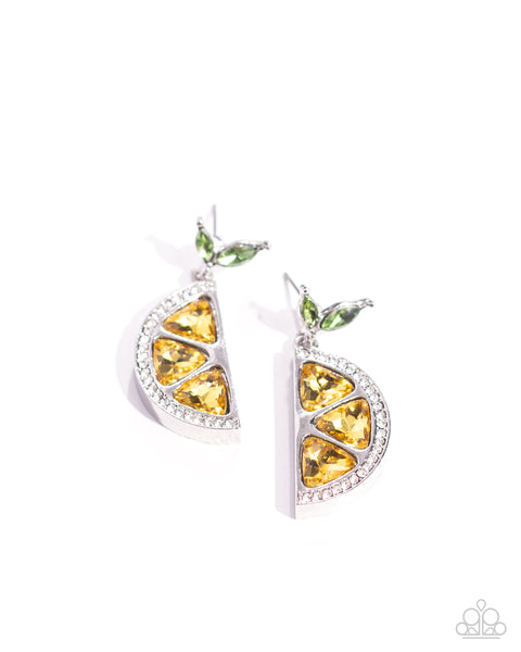 Lady Lemon - Yellow Earrings