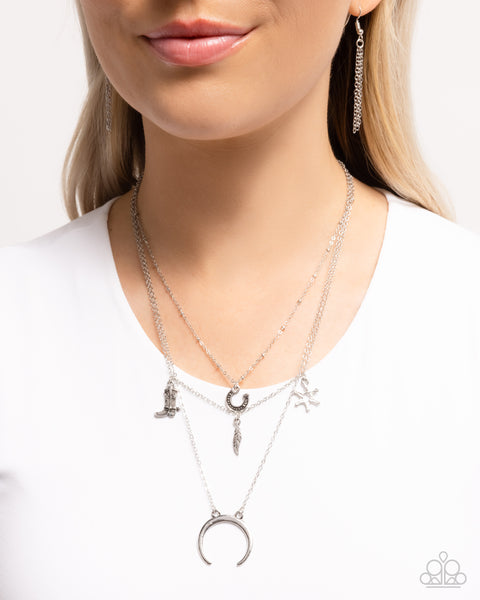 Saloon Sass Silver Necklace