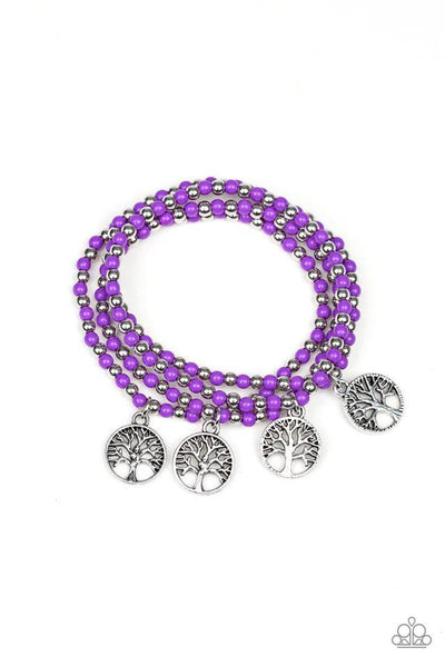 Plant A Tree Purple Bracelet