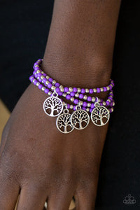 Plant A Tree Purple Bracelet