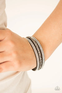 Mega Glam Silver Bracelet