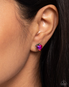 Sweetheart Stunner - Pink Earrings