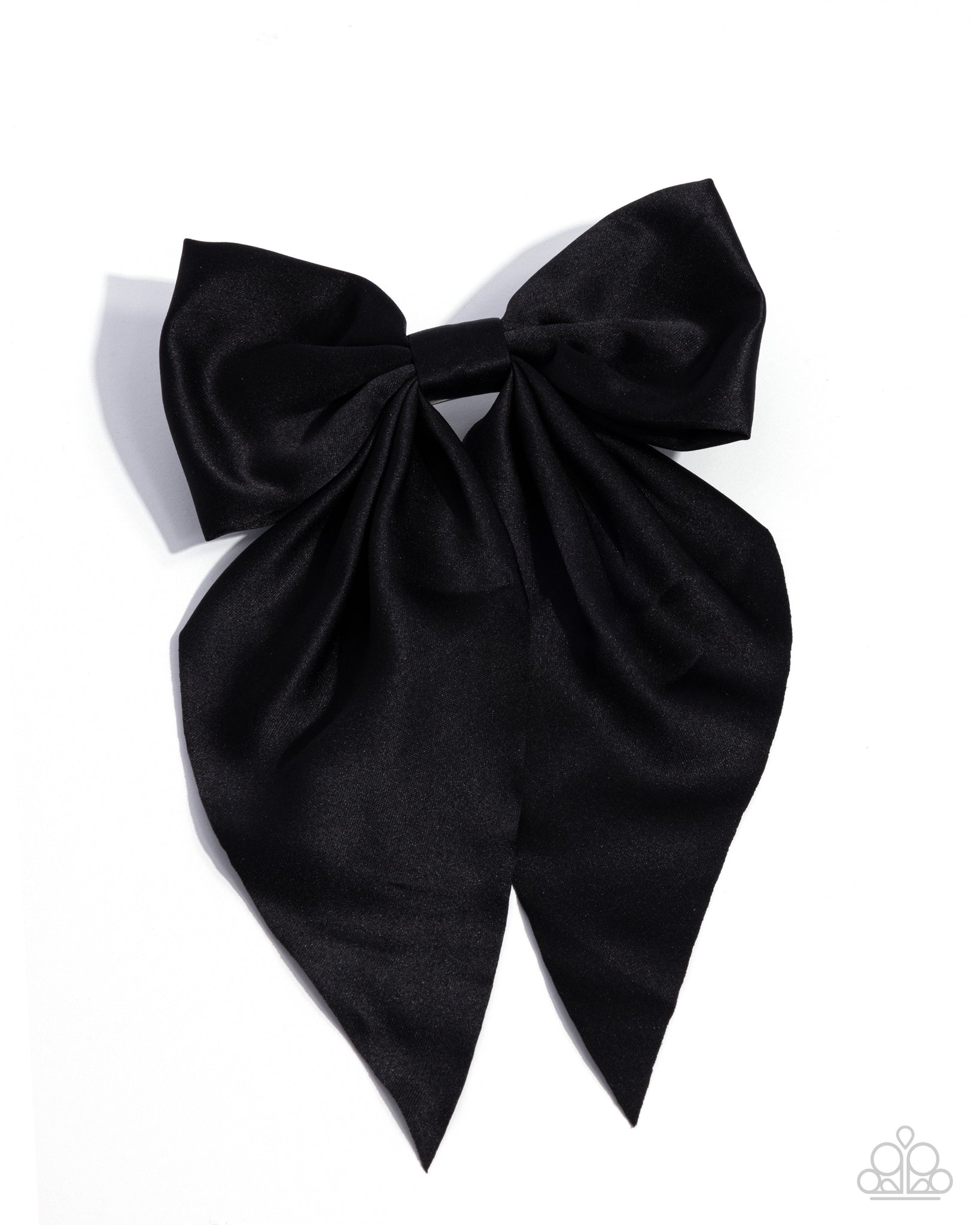 Perfect Poise - Black Bow Hair Clip