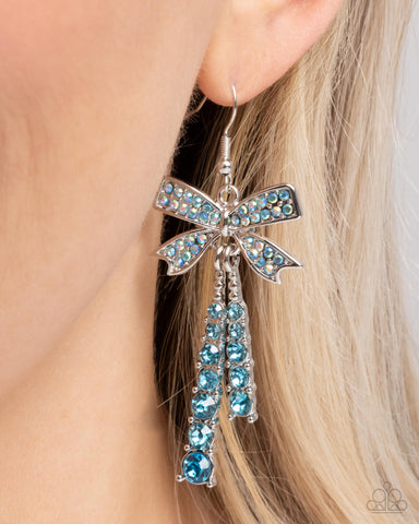 Date Night Decadence - Blue Earrings