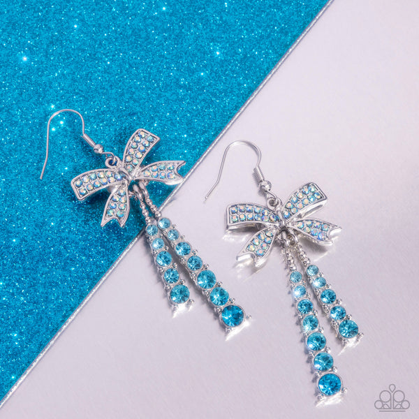 Date Night Decadence - Blue Earrings