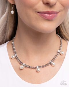 Pearl Pedestal - White Necklace