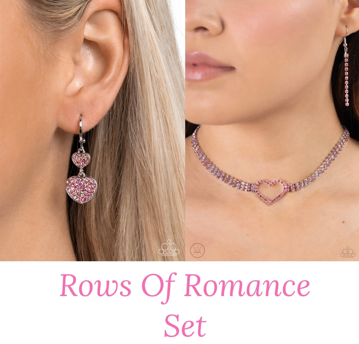 Rows Of Romance Pink Set