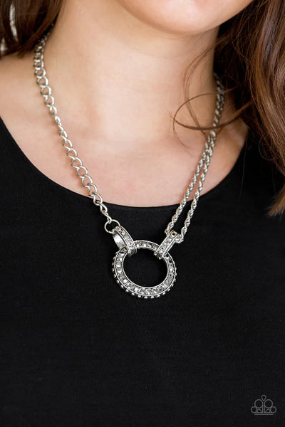 Razzle Dazzle Silver Necklace