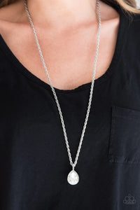 Million Dollar Drop White Necklace