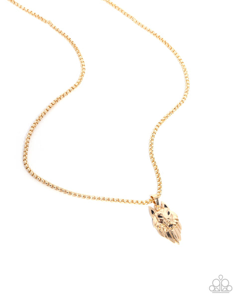 Wolf Warrior - Gold Urban Necklace