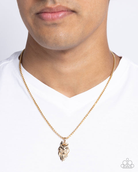 Wolf Warrior - Gold Urban Necklace