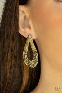 Industrial Antiquity Brass Earring