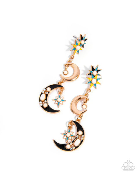 Stellar Serendipity - Gold Earring